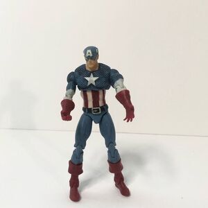 marvel universe captain america 3.75” inch action figure #8 series 2 loose 2009